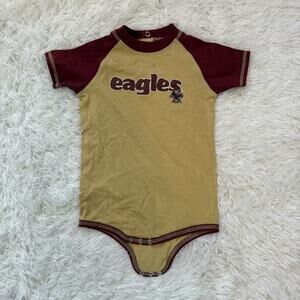 Boston College Eagles Vintage Baby One-Piece Cotton Snap Close Gold Maroon 24M